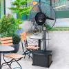 KAMPCO Industrial Floor Spray Fan with 42L Capacity Water Tank, Large Commercial Cooling Fan, Oscillating Pedestal Fan, Height Adjustable view 1