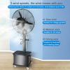KAMPCO Industrial Floor Spray Fan with 42L Capacity Water Tank, Large Commercial Cooling Fan, Oscillating Pedestal Fan, Height Adjustable view 4