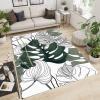 Black Green Monstera Print Kids Rugs, Tropical Jungle Indoor Large Bedroom Carpet, Protect Flooring from Scratches and Damages for Decor Teen Boys Room Floor Lounge Nursery, 6ft x 9ft view 4