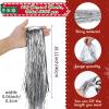 Lyrow 6000 Strands Tinsel Icicles for Christmas Tree Tinsel Christmas Tree Xmas New Years Eve Festivals Decor Birthday Party Supplies(Silver) view 2