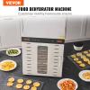 VEVOR Food Dehydrator, 10 Trays Stainless Steel Food Dehydrator Machine, 1000W Dehydrators with Digital Adjustable Timer & Temp, Dehydrator for Jerky Herb Meat Beef Fruit Dog Treats and Vegetables view 2