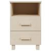 CUMYZO Bedside Cabinet Honey Brown 15.7"x13.8"x24.4" Solid Wood Pine Brown 10.4kg/22.88Ib view 4