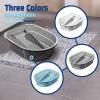 Gazechimp Washboard Basin, Plastic Wash Tub with Washboard, Thickened Hand Wash Board, Cleaning Basin, for Towels Cleaning home cloth Blouses T Shirts, Transparent view 2