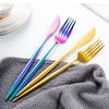 Matte Gold Silverware Set for 6,Durable 24-Piece Stainless Steel Satin Finish Flatware Kitchen Utensil Set,Tableware Cutlery Set for Home Restaurant Hotel Wedding Housewarming Gift view 2