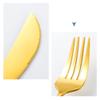 Matte Gold Silverware Set for 6,Durable 24-Piece Stainless Steel Satin Finish Flatware Kitchen Utensil Set,Tableware Cutlery Set for Home Restaurant Hotel Wedding Housewarming Gift view 3