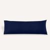 SGI Bedding 600 Thread Count Body Pillow Case 20X54 inch - 100% Egyptian Cotton - Soft, Breathable & Durable Long Body Pillow Cover with Envelope Closure - Navy Blue view 1