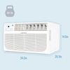 Keystone 12,000 BTU Wall Mounted AC Unit and Dehumidifier, 230V, Wall Unit for Bedroom, Bathroom, Nursery, and Medium Sized Rooms up to 550 Sq.Ft., AC Wall Unit with Remote, Quiet, High Efficiency AC view 4