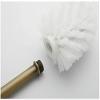RUTAVM Toilet Brush Toilet Brush and Holder SetWall-Mounted Toilet Brush Holder Set with Copper Handle for Bathroom Toilet Cleaning for Bathroom view 3