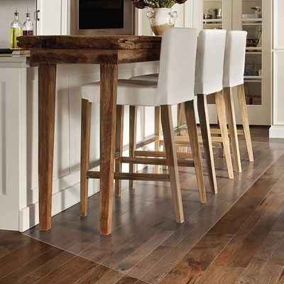 Runner Rugs Clear Vinyl Plastic Floor Protector Transparent Vinyl Plastic Rugs Protector for Dinning Room/ Kitchen - Rectangle Clear Non-Slip Waterproof Hardwood Flooring Mat Roll, Plastic Sheet, 2 3