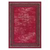 Antep Rugs Alfombras Bordered Modern 4x6 Non-Slip (Non-Skid) Low Pile Rubber Backing Indoor Area Rug (Red, 4' x 5'8") view 3