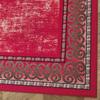 Antep Rugs Alfombras Bordered Modern 4x6 Non-Slip (Non-Skid) Low Pile Rubber Backing Indoor Area Rug (Red, 4' x 5'8") view 4