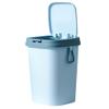 Alipis Retro Trash Can Lid Plastic Narrow Waste Basket for Kitchen Bathroom Office Vintage Style Garbage Bin view 1