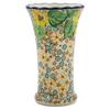 Polmedia Polish Pottery Vase UNIKAT - Country Sunflower Pattern Handmade in Boleslawiec Poland by Ceramika Artystyczna + Certificate of Authenticity view 3