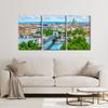 3 Pieces Canvas Prints Wall Art Chain Bridge Modern Wall Decor Budapest Photograph Cityscape Modern Home Decor Danube River Skyline Posters and Prints Stretch Framed Ready to Hang - 16" x 24" x 3 view 2