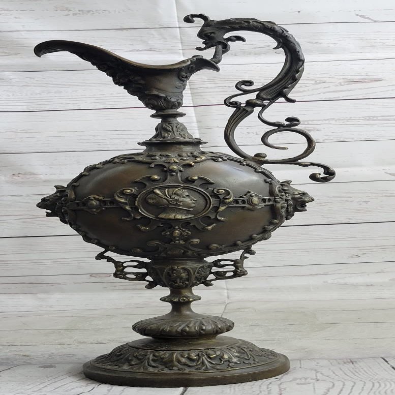 French Large Bronze Abstract Modern Griffin Hot Cast Signed Milo Statue Figure Decorative Artwork Sale Gift by Think Bronze