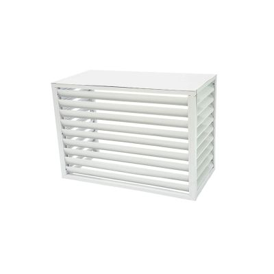 Air conditioner covers, Water-Resistant Anti-Hail Windproof ,fence to hide air conditioner, Anti-Theft Sturdy Aluminum AC Covers, Noise Reduction, Applicable to air conditioner outdoor unit ( Color :