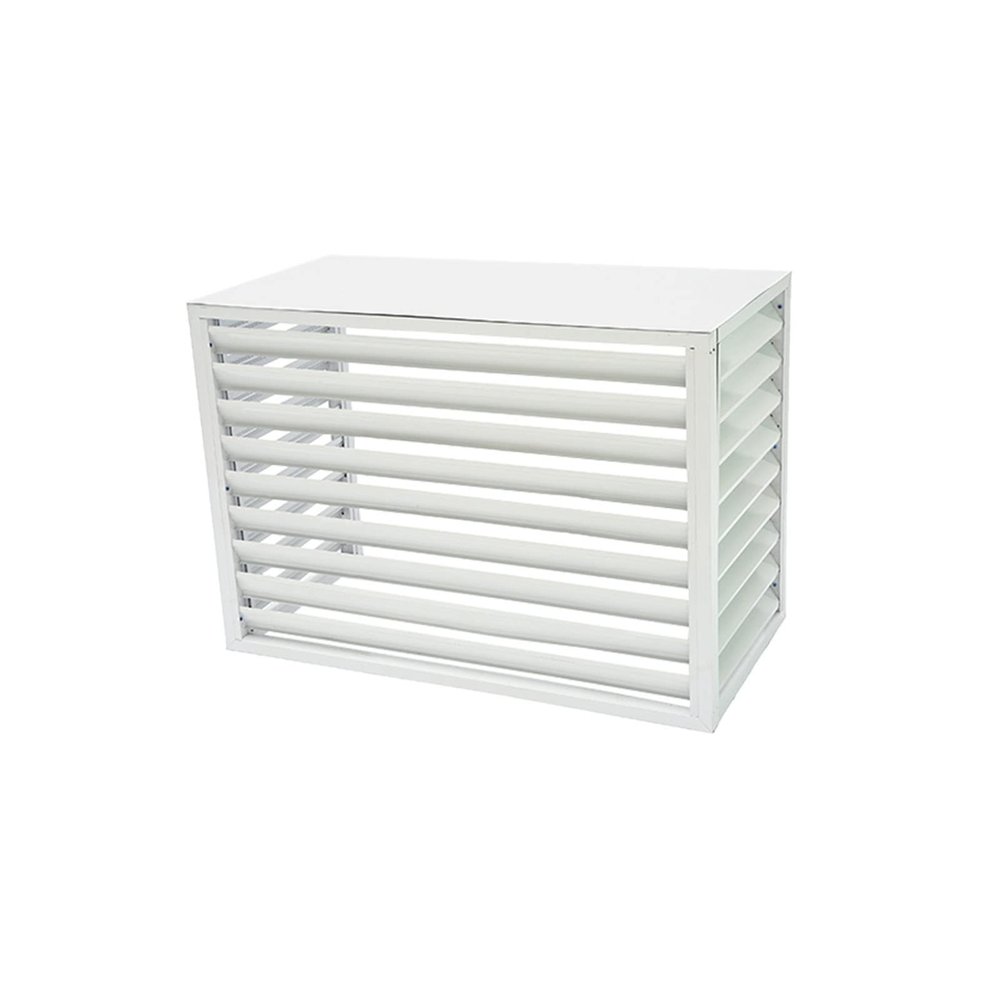 Air conditioner covers, Water-Resistant Anti-Hail Windproof ,fence to hide air conditioner, Anti-Theft Sturdy Aluminum AC Covers, Noise Reduction, Applicable to air conditioner outdoor unit ( Color :