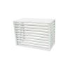 Air conditioner covers, Water-Resistant Anti-Hail Windproof ,fence to hide air conditioner, Anti-Theft Sturdy Aluminum AC Covers, Noise Reduction, Applicable to air conditioner outdoor unit ( Color : view 1