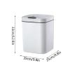 DYPASA Garbage Can 15l Intelligent Sensor with Cover Large Capacity Bedroom Living Room Garbage Can Kitchen Bathroom Large Waste Basket Office Study Waste Paper Basket Trash Bin view 2