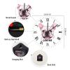 COCOKEN Love Me French Bulldog Wall Clock Dog Lover 10 Inch Large Wall Clocks Battery Operated Silent Roman Numerals Farmhouse Wall Decor for Kitchen Living Room Bedroom Classroom view 2