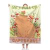 Capybara Blanket,Lightweight Flannel Fleece Love Capybara Throw Blanket Gifts for Girl All Season,Blanket for Bed/Couch/Sofa 90"x120" for Whole Family view 2