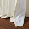 TWOPAGES Pinch Pleat Drape Premium Linen Cotton Curtain Window Treatment for Living Room Dining Room, Light Filtering Drape Airy Curtain (Off White, 100W x 96L Inches, 1 Panel) view 4