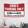 CakJuice Tapestry for Walls Erin'S Parking Only Tapestry Bar Decor for Home Asthetic Room Decore (Size : 100X150CM) view 2