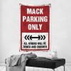 CakJuice Tapestry for Walls Mack Parking Only Tapestry Bar Decor for Home Asthetic Room Decore (Size : 100X150CM) view 2