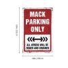 CakJuice Tapestry for Walls Mack Parking Only Tapestry Bar Decor for Home Asthetic Room Decore (Size : 100X150CM) view 4