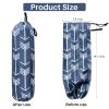 TOGETRUE Plastic Bag Holder, Wall Mount Large Grocery Bag Holder for Plastic Bags Storage, Lightweight Shopping Bags Carrier Dispensers with Hanging Loop for Farmhouse Home Kitchen Decor (Navy Blue) view 2