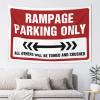 CakJuice Tapestry for Walls Rampage Parking Only Tapestry Bar Decor for Home Asthetic Room Decore (Size : 75X100CM) view 1