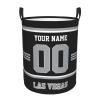 Custom Las Vegas Laundry Hamper Personalized Laundry Basket Customized Name And Number Collapsible Storage Basket for Bedroom Bathroom Living Room Gifts view 1