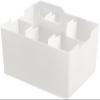 JEJ Astage Storage Box, Desk Tote, Mini Desk Organizer, White, Stackable, Made in Japan, Width 8.5 x Depth 6.4 x Height 5.7 inches (21.5 x 16.3 x 14.5 cm) view 1