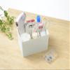 JEJ Astage Storage Box, Desk Tote, Mini Desk Organizer, White, Stackable, Made in Japan, Width 8.5 x Depth 6.4 x Height 5.7 inches (21.5 x 16.3 x 14.5 cm) view 4