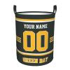 Custom Green Bay Laundry Hamper Personalized Laundry Basket Customized Name And Number Collapsible Storage Basket for Bedroom Bathroom Living Room Gifts view 1