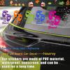 Baby on Board Stickers for Cars, Nouiroy Double Side Visibility Love Feet Baby in Car Decals and Stickers Cute Car Window Bumper Safety Warning Sign Waterproof Auto Vinyl Sticker(Orange) view 3