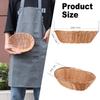 25 Pack Oval Poly Wicker Basket, 9 x 6 x 2.6 Inch Poly Wicker Bread Baskets, Medium Size Gift Baskets for Kitchen, Christmas Gifts, Centerpiece Display, Storing Bread, Fruits, Vegetables, by GNIEMCKIN view 2