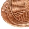 25 Pack Oval Poly Wicker Basket, 9 x 6 x 2.6 Inch Poly Wicker Bread Baskets, Medium Size Gift Baskets for Kitchen, Christmas Gifts, Centerpiece Display, Storing Bread, Fruits, Vegetables, by GNIEMCKIN view 4
