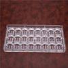24 Cavities Mushroom Agaric Shape Clear Polycarboante Plastic Chocolate Mould for Kitchen DIY Candy Making Gadgets and Tools view 3