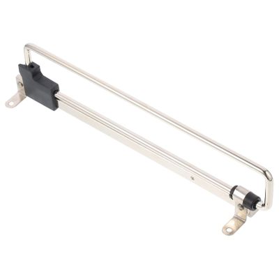 Cabilock Strong Iron Material Telescopic Clothes Rail 1 Set Hanger Rack Wardrobe Storage