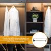 Cabilock Strong Iron Material Telescopic Clothes Rail 1 Set Hanger Rack Wardrobe Storage view 3