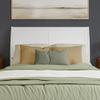 AFI, Portland Queen Sleigh Solid Wood Panel Headboard, White view 4