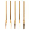 5Pcs Stainless Steel Fruit Forks,Escargot Forks 2 Prong Tasting Appetizer Forks Portable Cocktail Salad Fruit Forks for Party Travel Wedding Party view 1