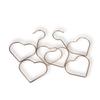 CAXUSD 4pcs Heart Shape Scarves Hangers for Closet Multi-Functional Decorative Hanger for Ties Belts and Scarves Non- Organizer for Accessories view 2