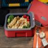 Hot Bento  Self Heated Lunch Box and Food Warmer  Battery Powered, Portable, Cordless, Hot Meals for Office, Travel, Jobsite, Picnics, Outdoor Recreation, Kitchen Meal Prep - Hot Red view 4