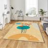 LaModaHome Area Rug Non-Slip - Pink Flower Soft Machine Washable Bedroom Rugs Indoor Outdoor Bathroom Mat Kids Child Stain Resistant Living Room Kitchen Carpet 2.7 x 9.9 ft view 1