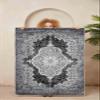 LaModaHome Area Rug Non-Slip - Grey Classical Soft Machine Washable Bedroom Rugs Indoor Outdoor Bathroom Mat Kids Child Stain Resistant Living Room Kitchen Carpet 2.7 x 4 ft view 2