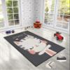 LaModaHome Area Rug Non-Slip - Smoked Cat Soft Machine Washable Bedroom Rugs Indoor Outdoor Bathroom Mat Kids Child Stain Resistant Living Room Kitchen Carpet 5.9 x 9.3 ft view 2