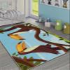LaModaHome Area Rug Non-Slip - Blue Bird Soft Machine Washable Bedroom Rugs Indoor Outdoor Bathroom Mat Kids Child Stain Resistant Living Room Kitchen Carpet 2.7 x 5 ft view 1