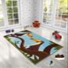 LaModaHome Area Rug Non-Slip - Blue Bird Soft Machine Washable Bedroom Rugs Indoor Outdoor Bathroom Mat Kids Child Stain Resistant Living Room Kitchen Carpet 2.7 x 5 ft view 2